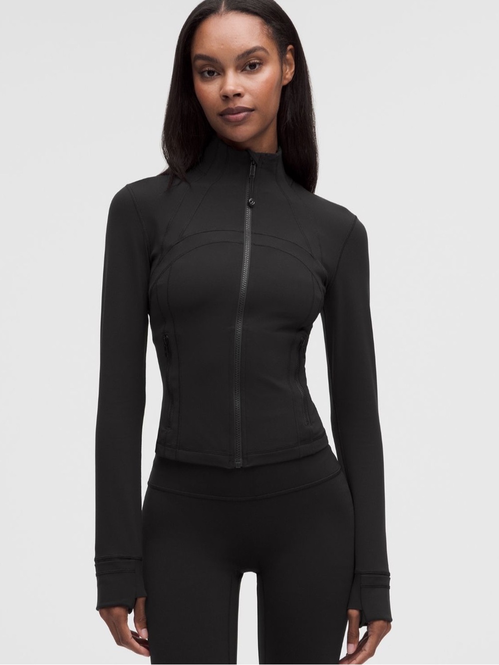 Lululemon Define Cropped Jacket Nulu Black Size 10